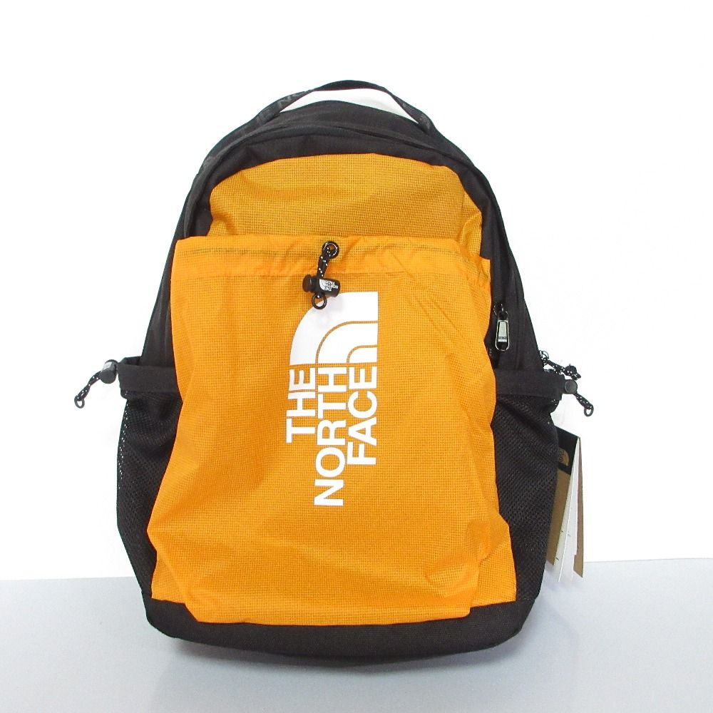 THE NORTH FACE ノースフェイス BOZER ボザー バックパック リュック デイパック 19L NF0A52TB ブラック×オレンジ メンズ レディース 古着