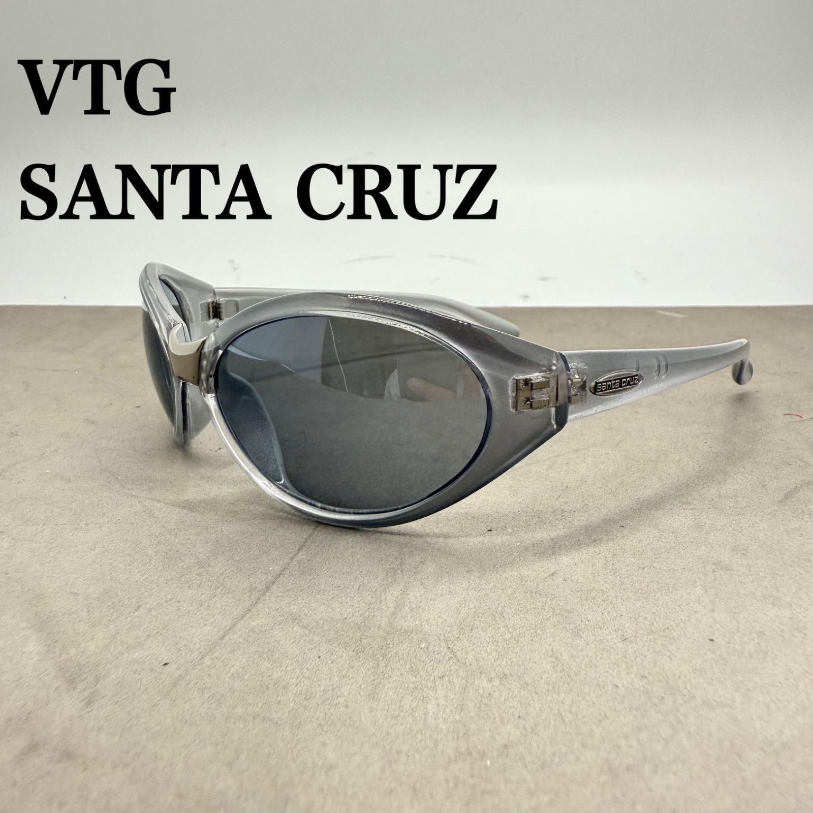 SANTA CRUZ JAPAN VTG scox tech sunglasses metallic silver