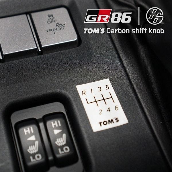 車 TOMS/トムス カーボンシフトノブ トヨタ GR86 ZN6/ZN8 MT車 2021年