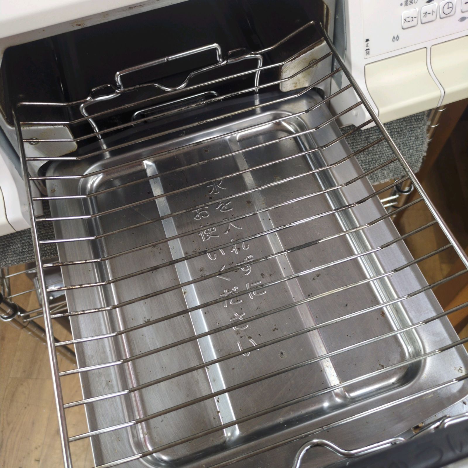 J541 ☆2022年製☆グリル内汚れ使用感☆パロマ☆LPガスコンロ☆水無し