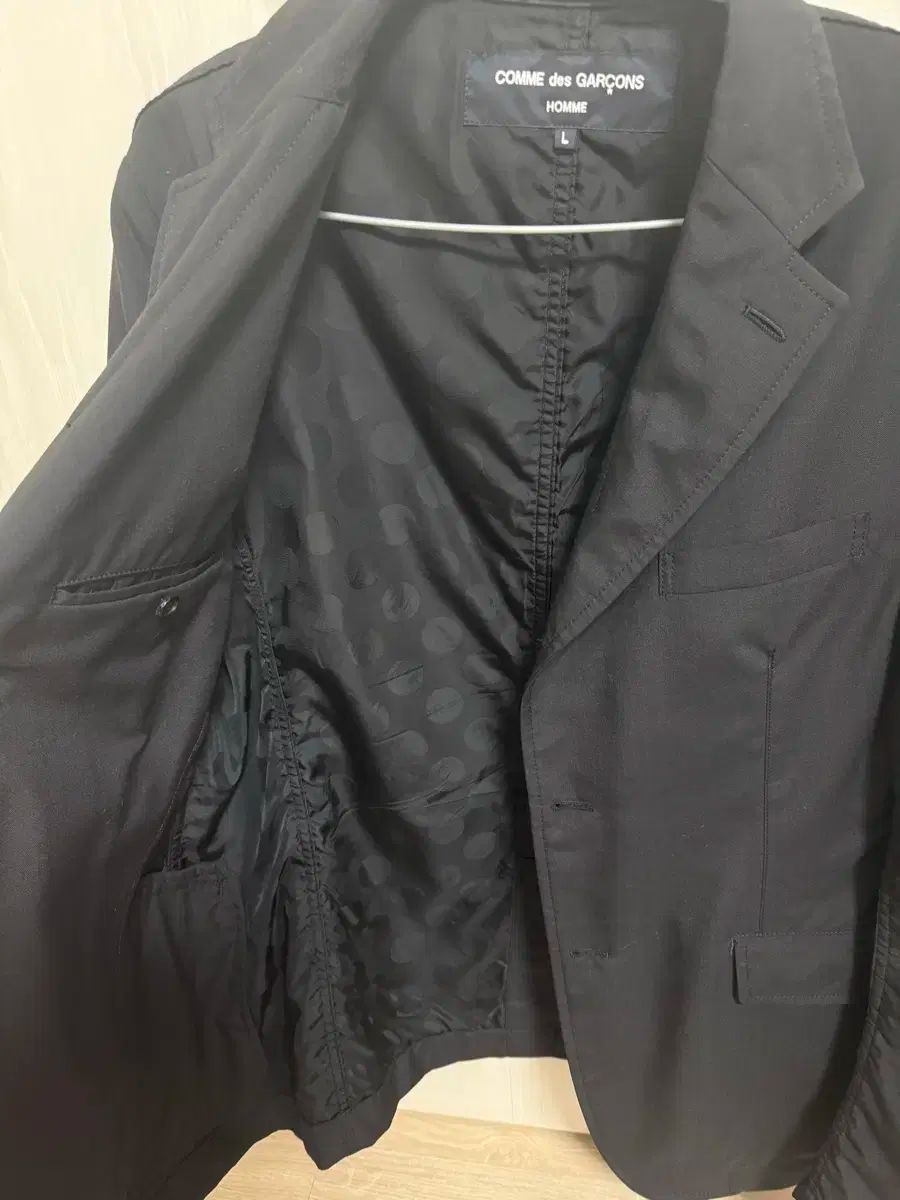 COMME des GARCONS コム デ ギャルソン オム 黒 ジャケット L