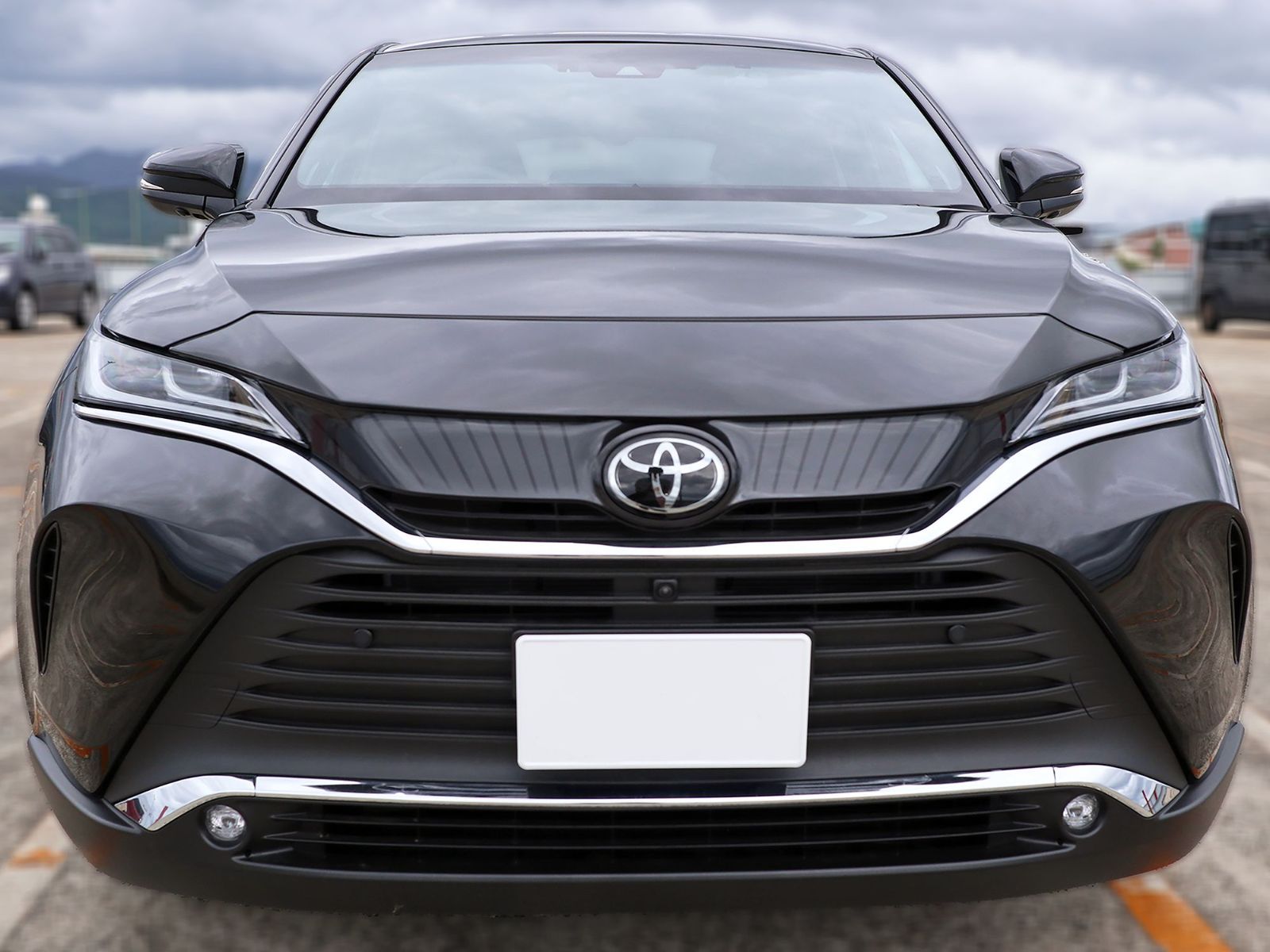 Tint+何度も貼れる ハリアー 80系 ヘッドライト スモークフィルム
