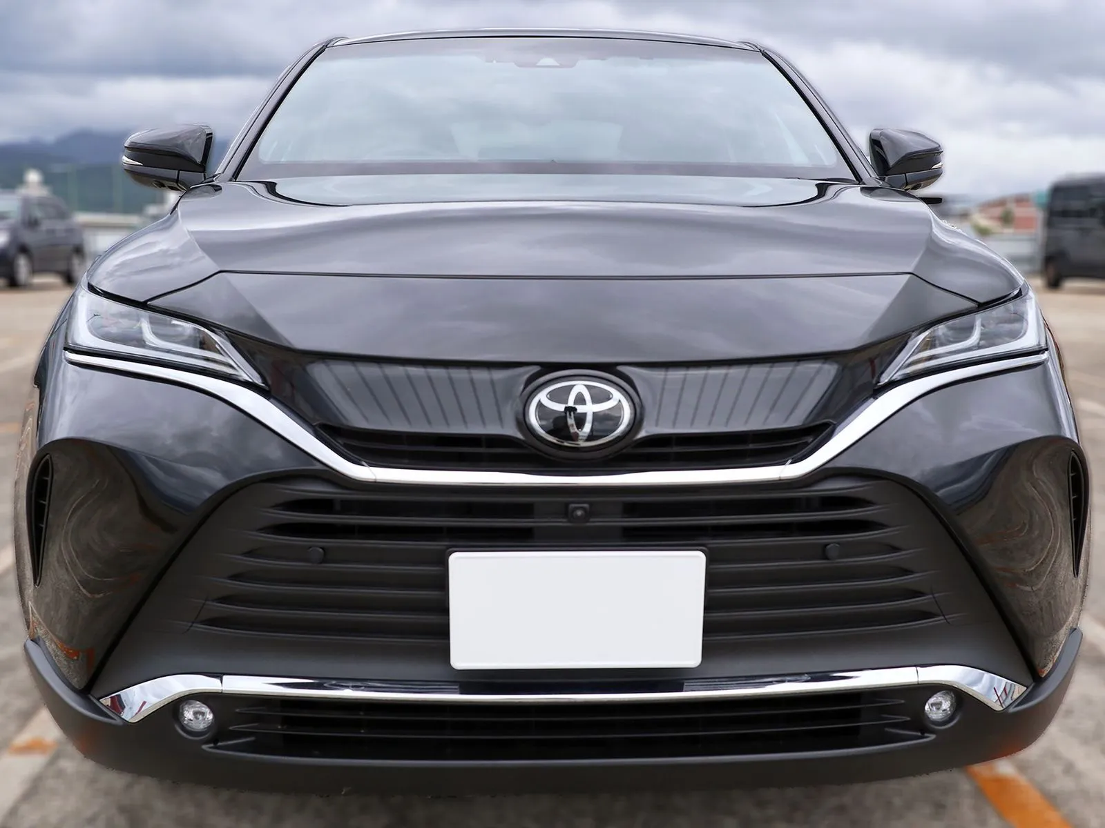 Tint+何度も貼れる ハリアー 80系 ヘッドライト スモークフィルム 