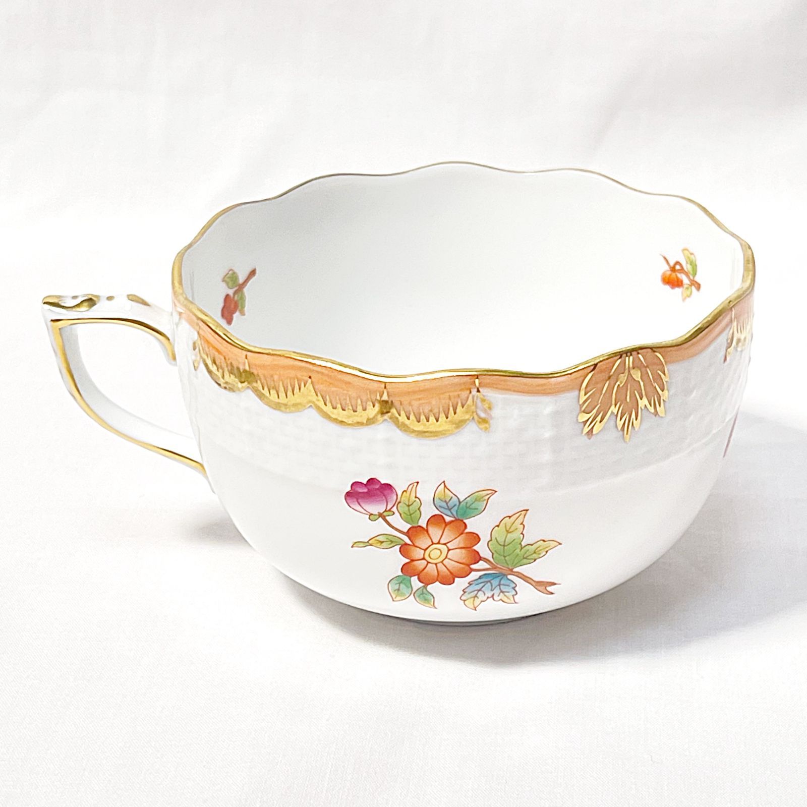 HEREND ヘレンド ヴィクトリアアニバーサリー カップ ソーサー 19 cm プレート