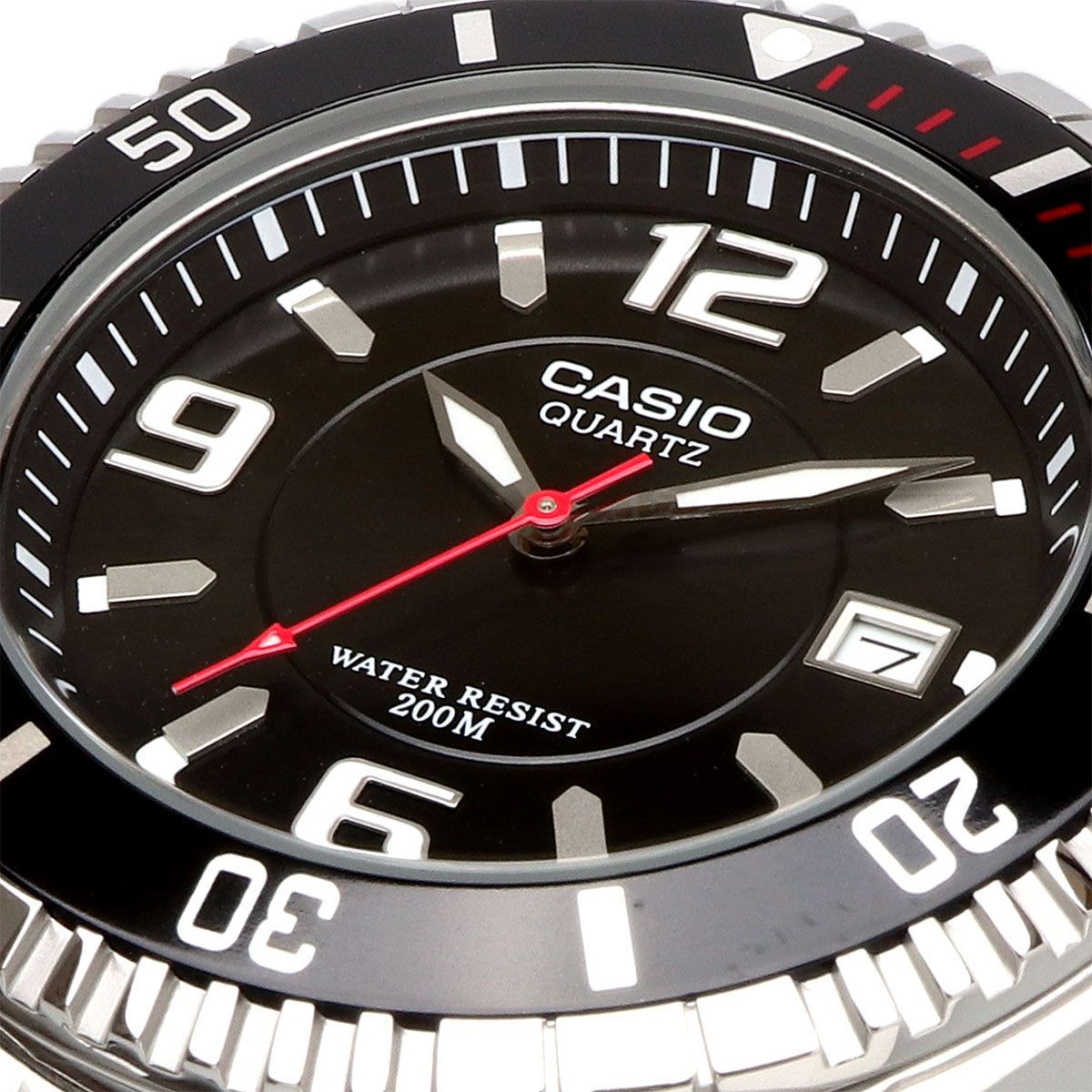 新品 未使用 時計 CASIO 腕時計 カシオ 時計 ウォッチ チープカシオ チプカシ シンプル 逆輸入モデル クォーツ 200M ステンレスバンド ブラック MTD-1053D-1AV [並行輸入品]