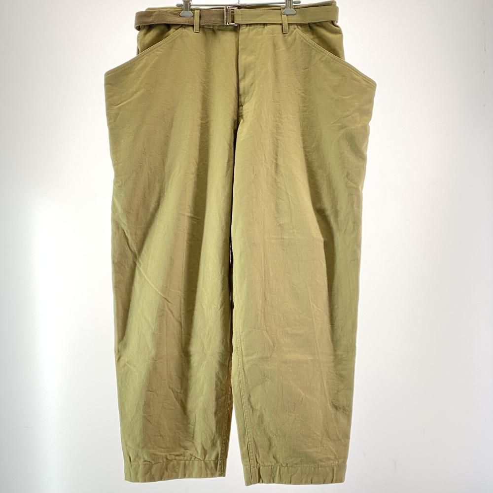 25SS Sacai Cotton Chino Pants ベージュ 2 sacai Cotton Chino Pants