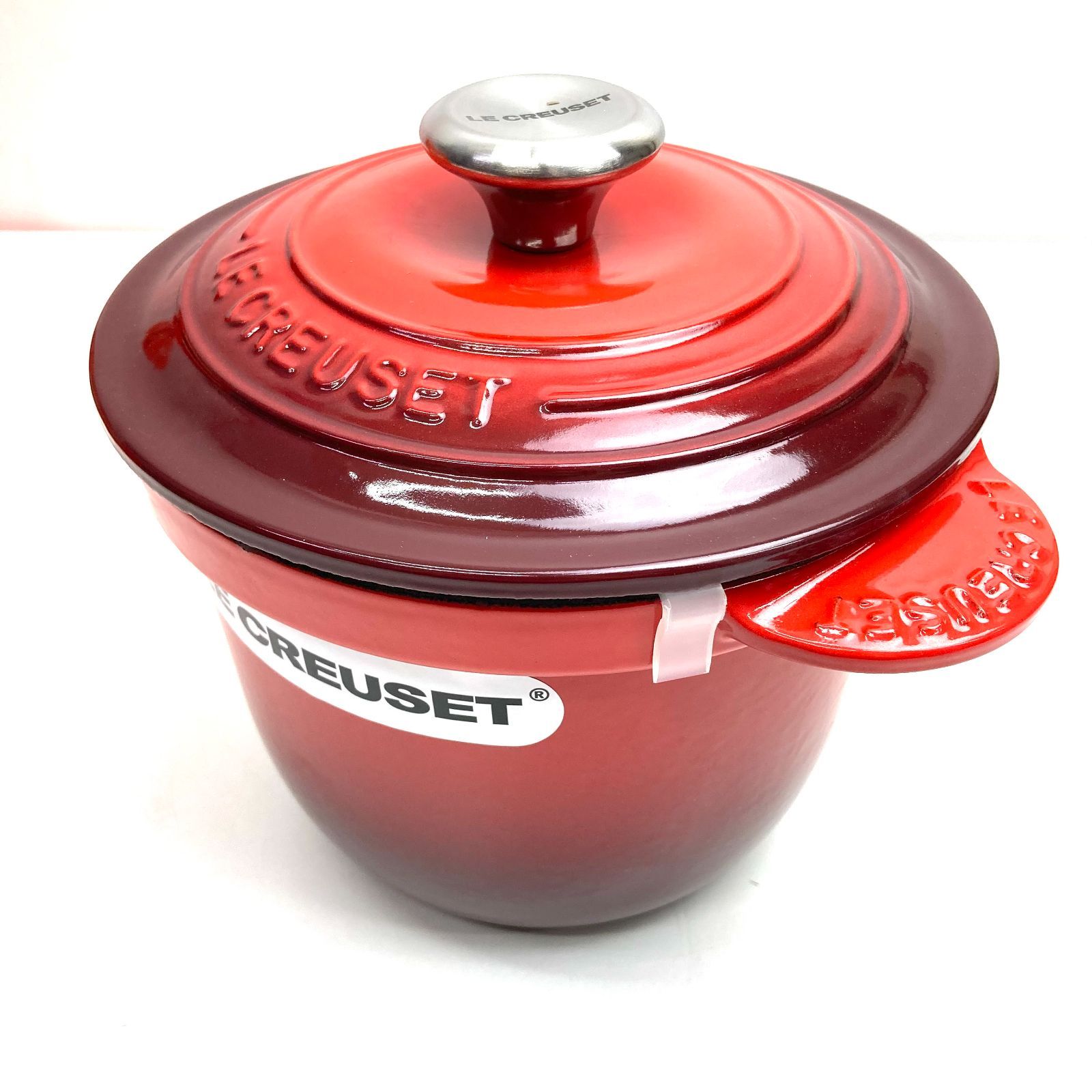 t LE CREUSET ル クルーゼ ココット エブリィ 18 チェリーレッド ステンレスツマミ 鋳鉄ホーロー 鍋 NEW カタログギフト交換品