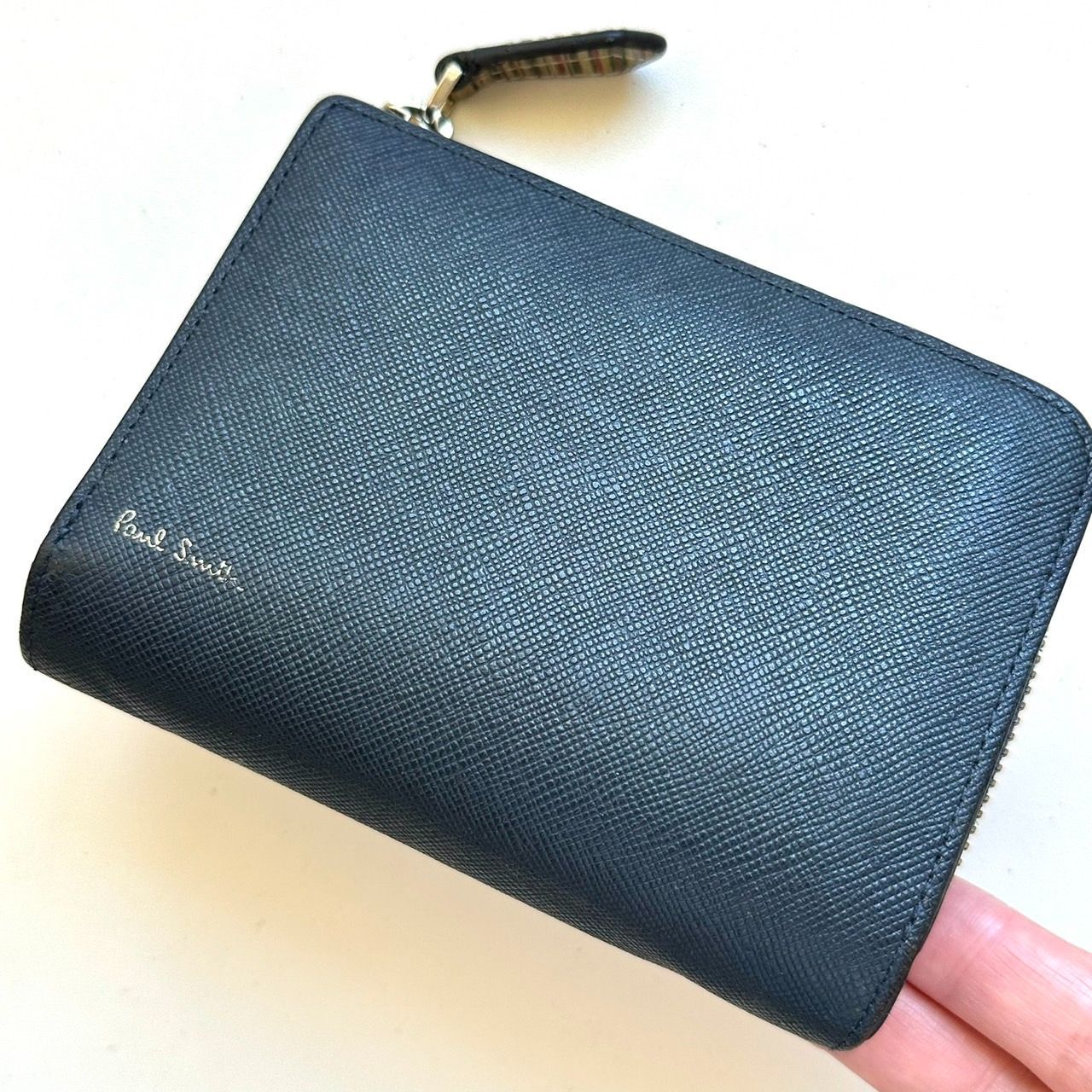 ポールスミスジップストローグレイン 2つ折り財布 Paul Smith(ポール
