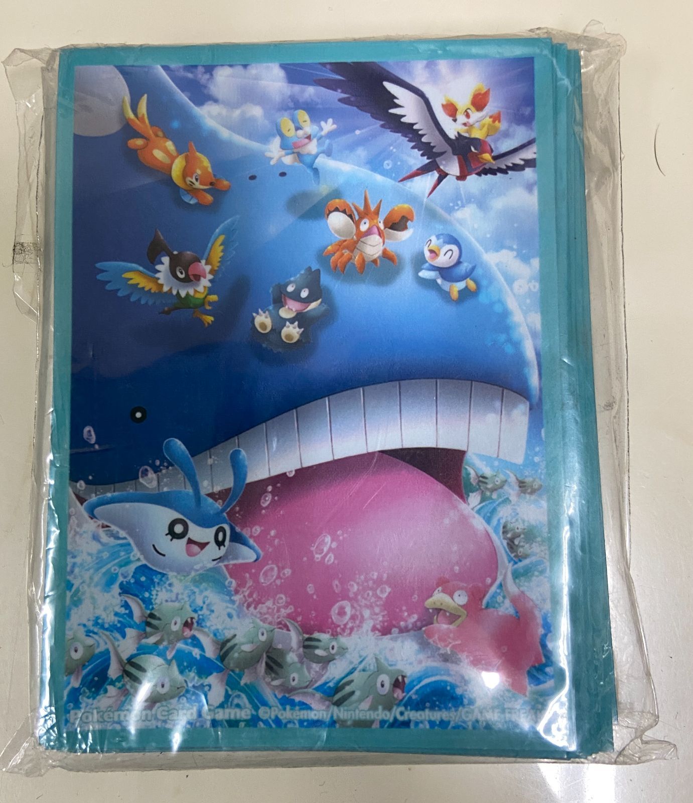 ポケモンカードゲーム デッキシールド ジムバトルプロモ ホエルオー