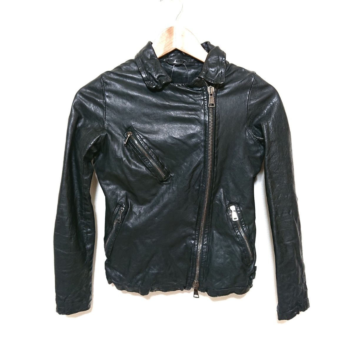 美品 ジョルジオブラット　レザージャケット　38 38 ファッション ジョルジオブラッド レザージャケット美品