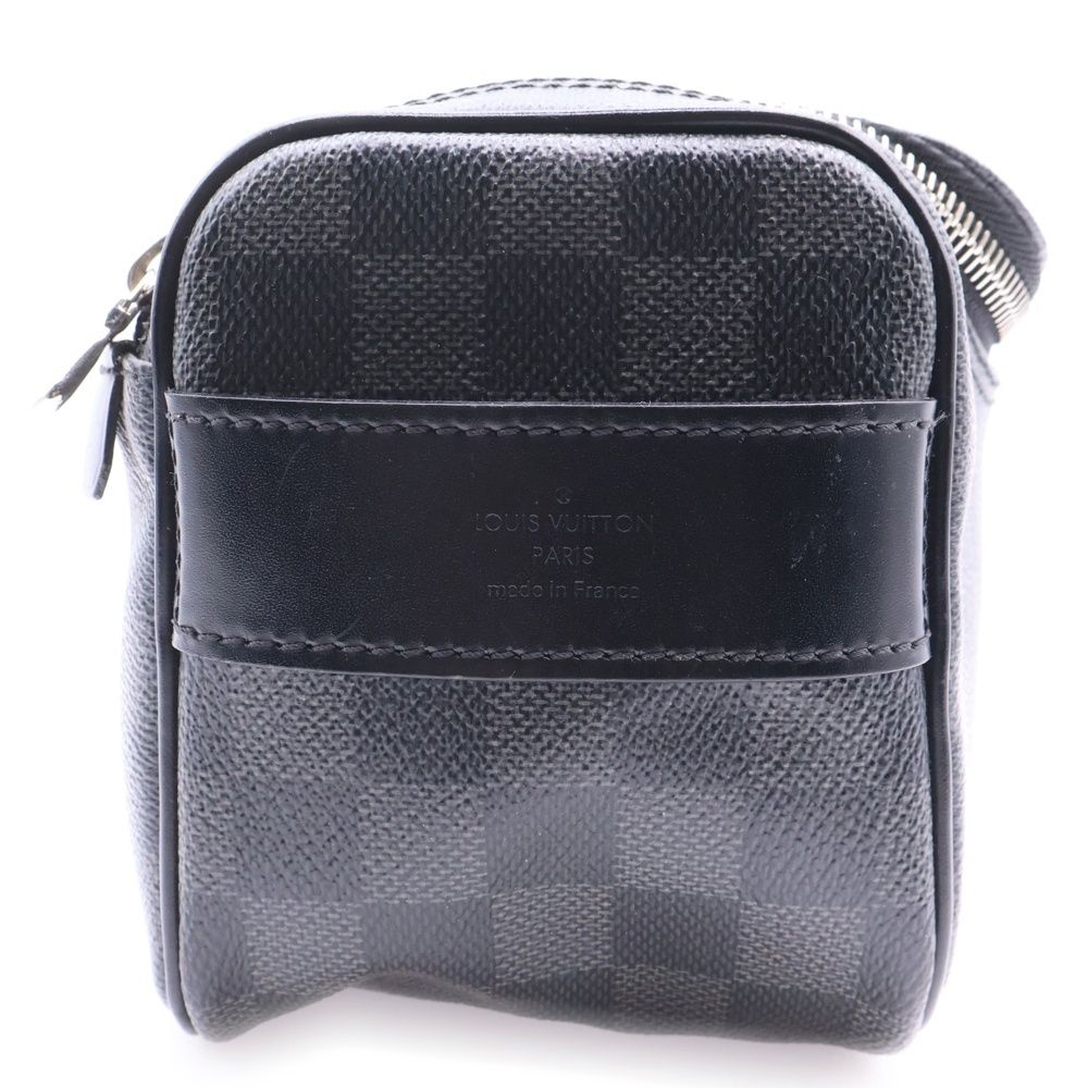 ■ 46009★年 ルイヴィトン ポーチ ダミエ クラッチバッグ LOUIS VUITTON (ルイヴィトン) ダミエグラフィット トワレポーチ