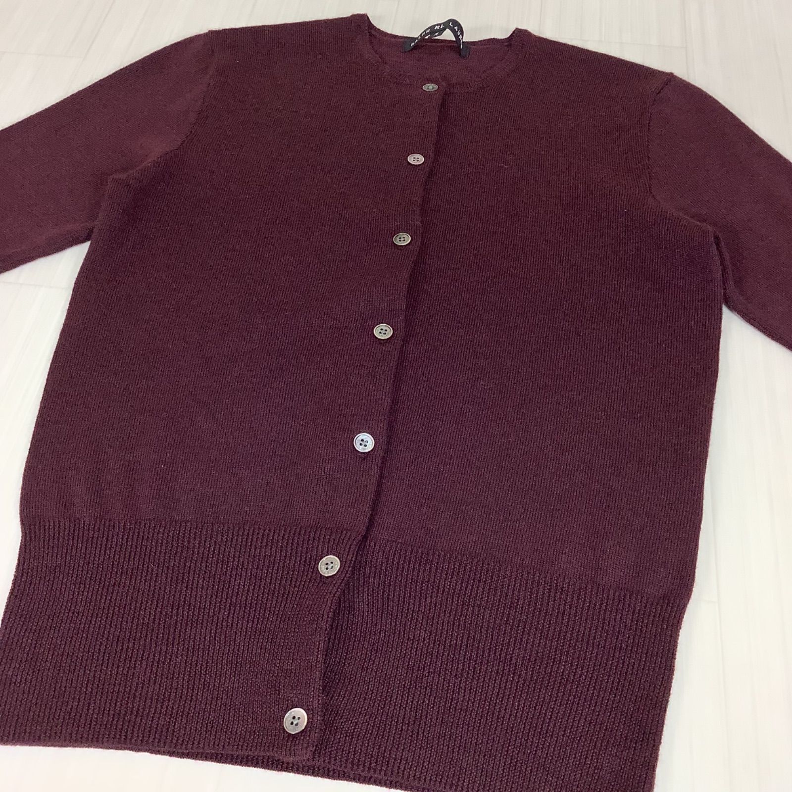 美品 RALPH LAUREN ラルフローレン カーディガン シルク L ニット POLO RALPH LAUREN Polo Ralph Lauren ポロ ラルフローレン