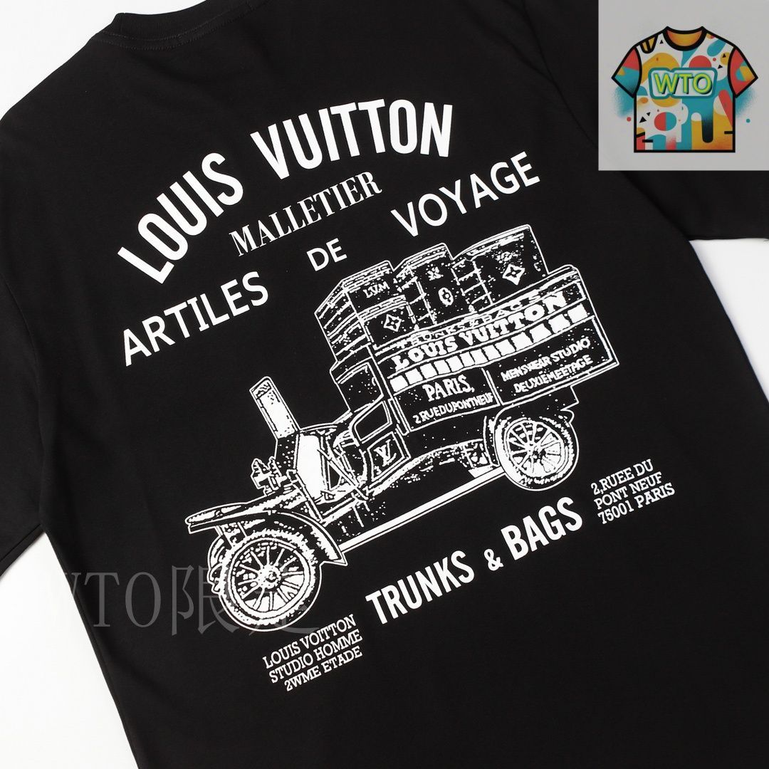 今日WTO】Louis Vuitton 25ss クラシックカーロゴ T-EY67 - メルカリ