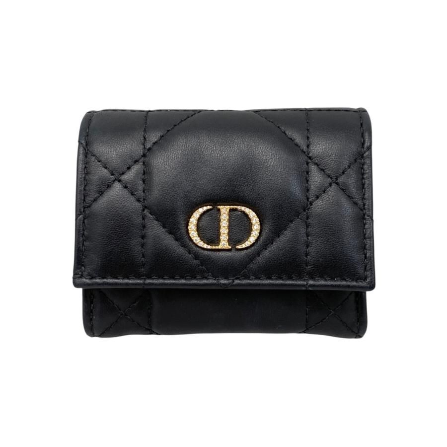 【新品】DIOR ディオール カロ グリシンウォレット 三つ折り財布 完売モデル 新品】DIOR ディオール カロ グリシンウォレット 三つ折り財布