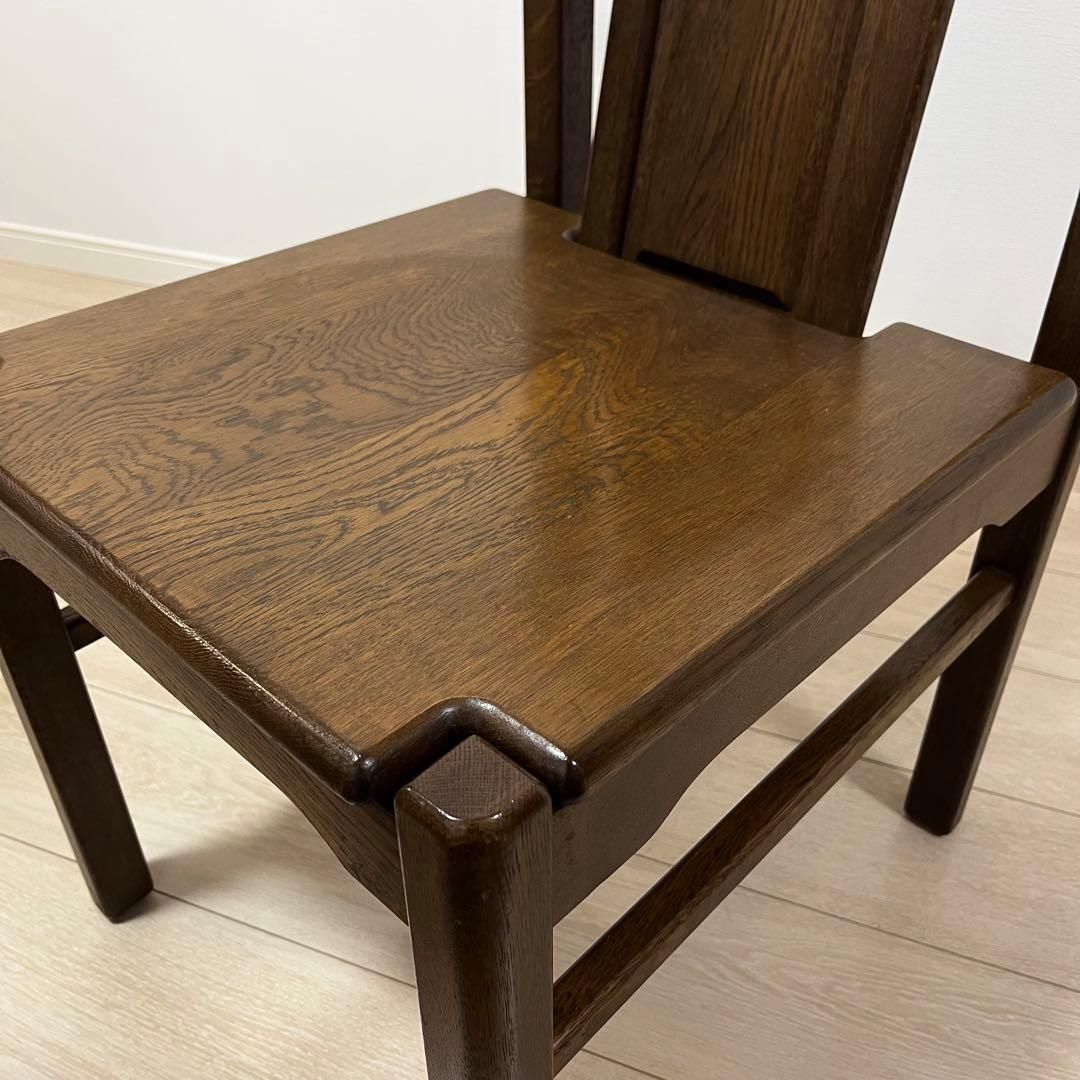 無垢ナラ材 ダイニングチェア