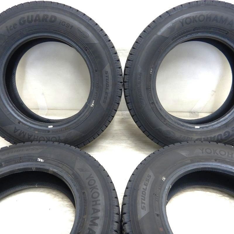 165 80R14 97 95N YOKOHAMA iceGUARD IG91 4本 スタッドレスタイヤ ヨコハマ アイスガード IG91 バネット ボンゴ デリカ などに タイヤ 14インチ