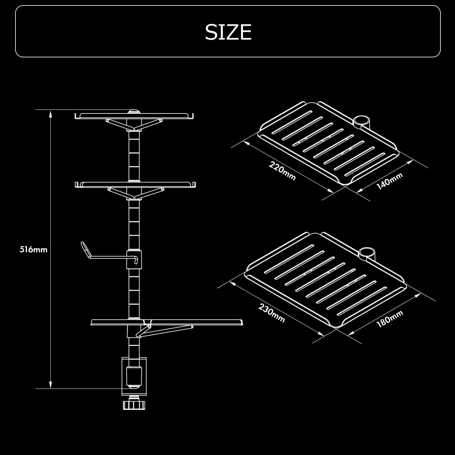 後付け 収納 オーディオミキサー ヘッドセット デスク下 BHP-A220-BK