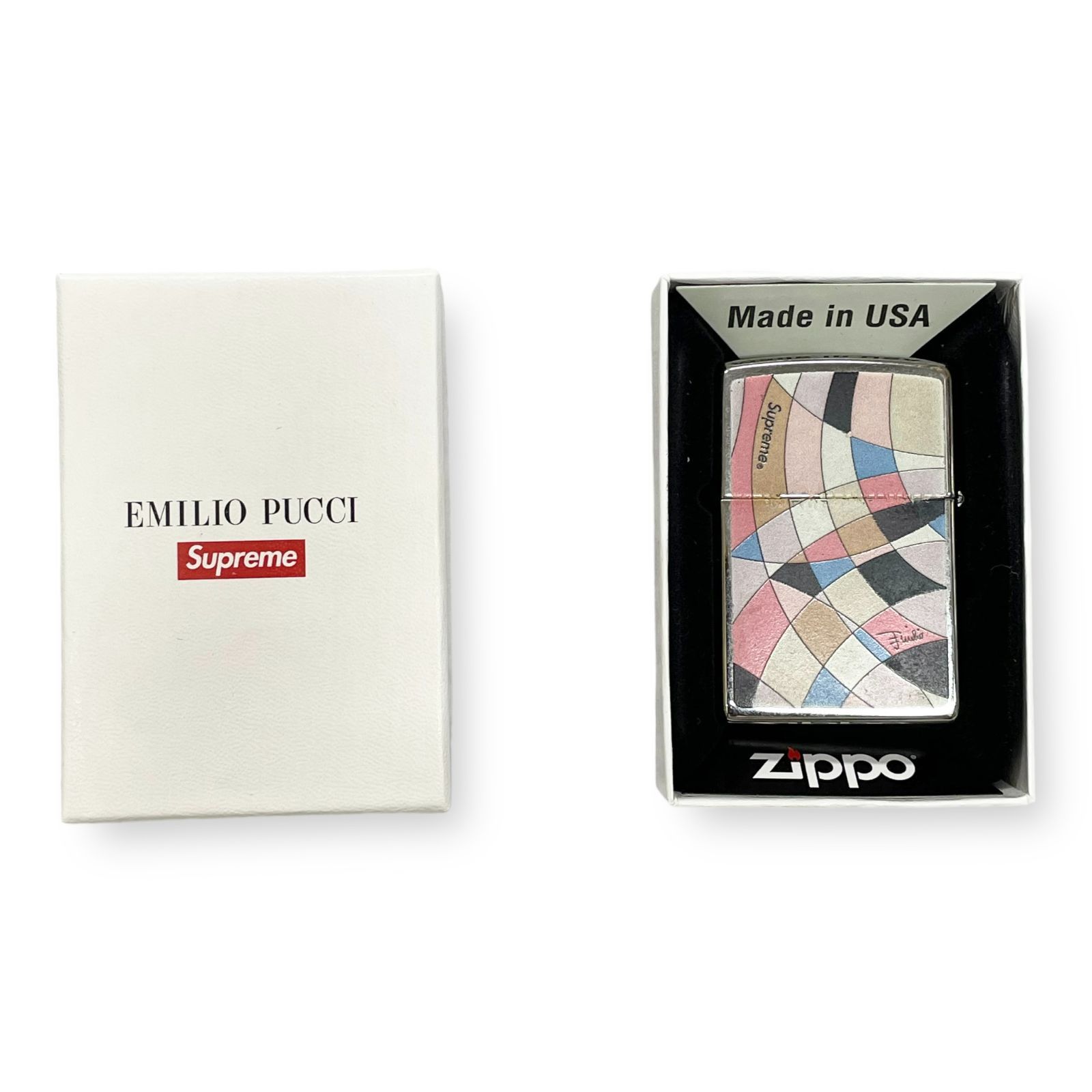 メンズ新品!送料込!Supreme/Emilio Pucci ZippoBLACK