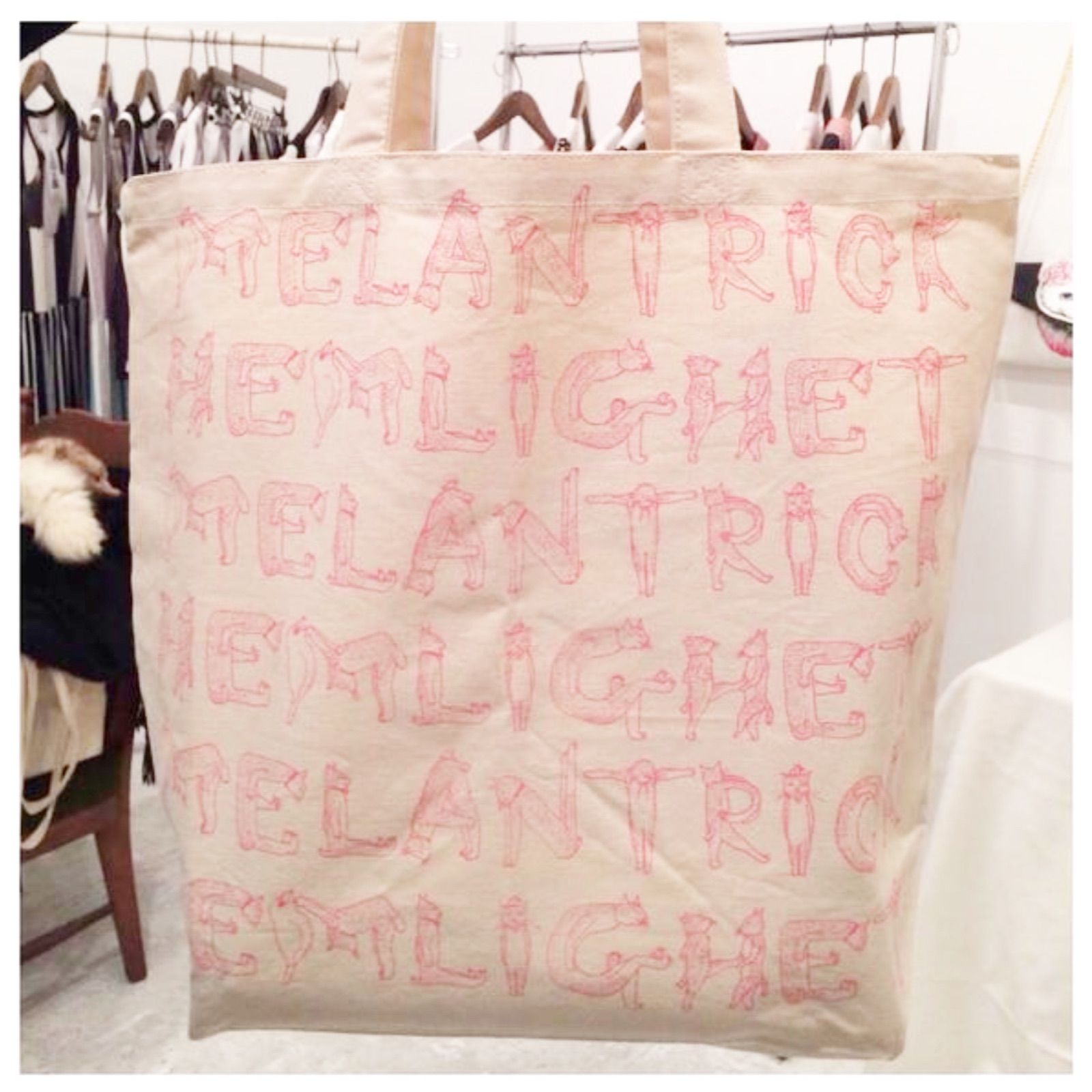 MELANTRICK HEMLIGHET × ヒグチユウコ トートバック MELANTRICK HEMLIGHET×ヒグチユウココラボトートバッグ
