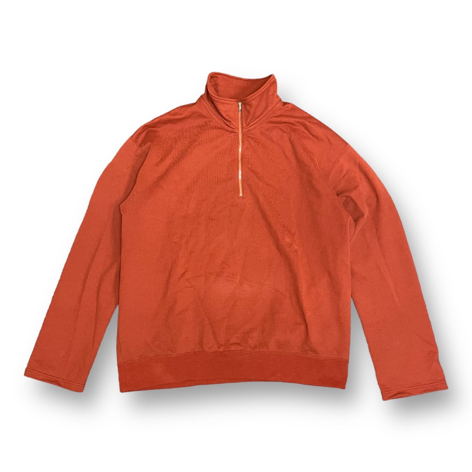 定価26400円 Graphpaper Compact Terry Roll Up Sleeve Half Zip 