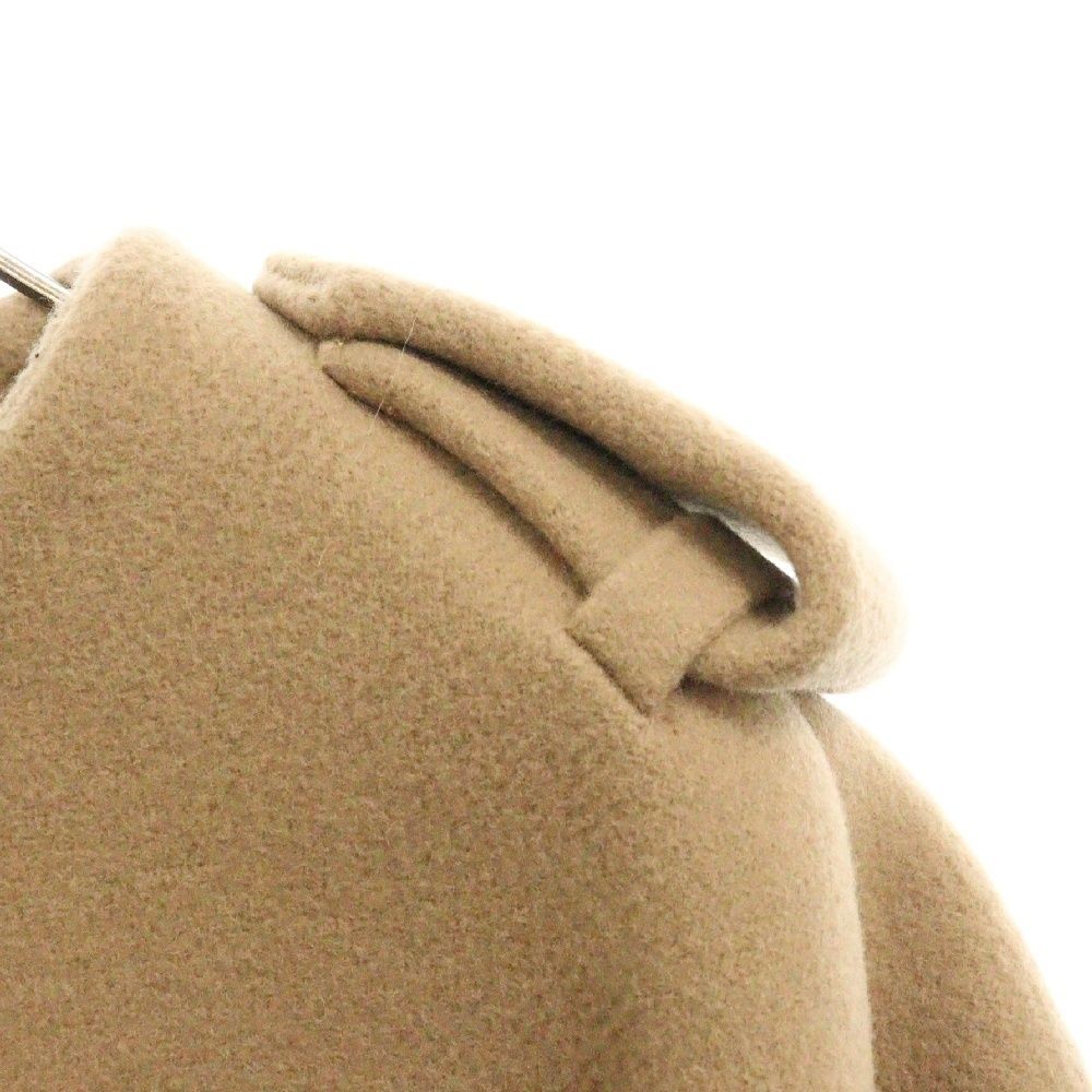 PRADA (プラダ) ノーカラー ショートコート ポンチョ ベージュ