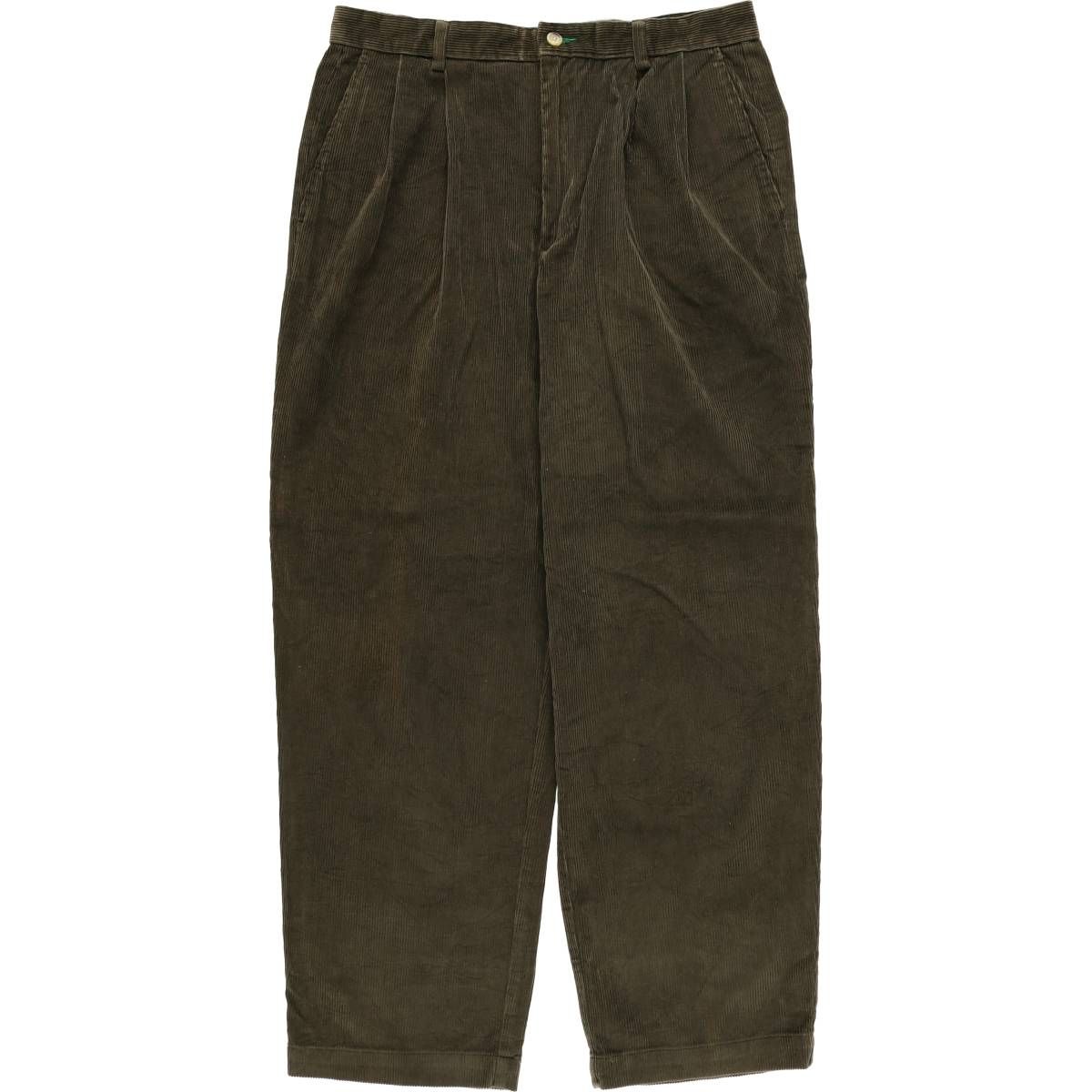 古着 90年代 トミーヒルフィガー TOMMY HILFIGER ツータック コーデュロイパンツ メンズw34相当 ヴィンテージ eaa587452