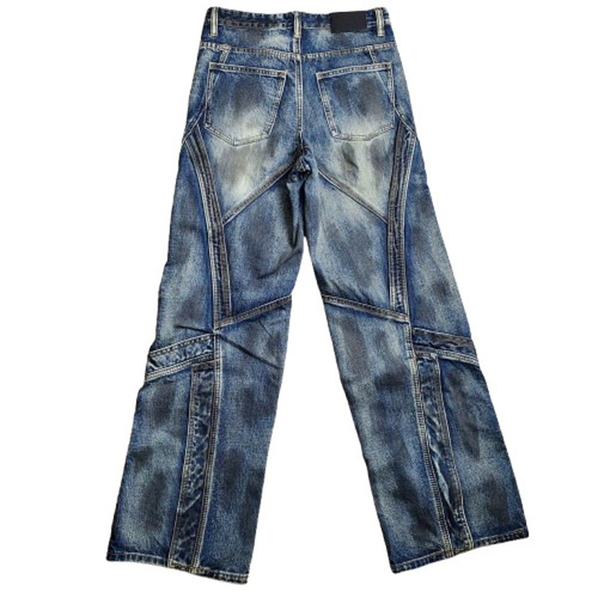 VALABASAS ヴァラバサス LABYRINTH DIRTY GREY BAGGY DENIM ダーティー 