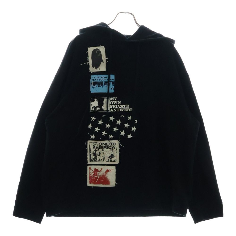 RAF SIMONS ラフシモンズ 20SS Regular fit hoodie with patches 