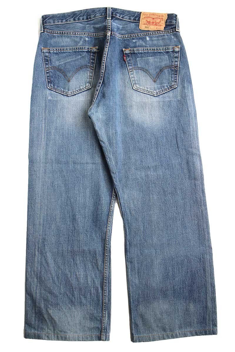 00s ハンガリー製 Levi'sリーバイス 501 USED加工 デニムパンツ