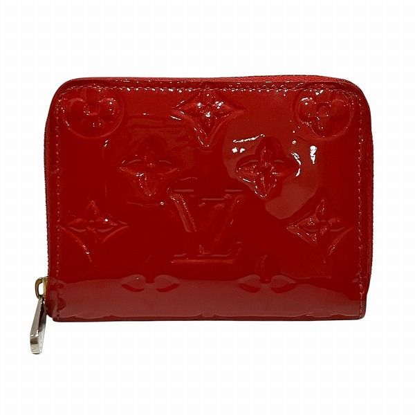 ルイヴィトン Louis Vuitton モノグラムヴェルニ ジッピーコインパース M93608 ラウンドジップ コインケース レディース