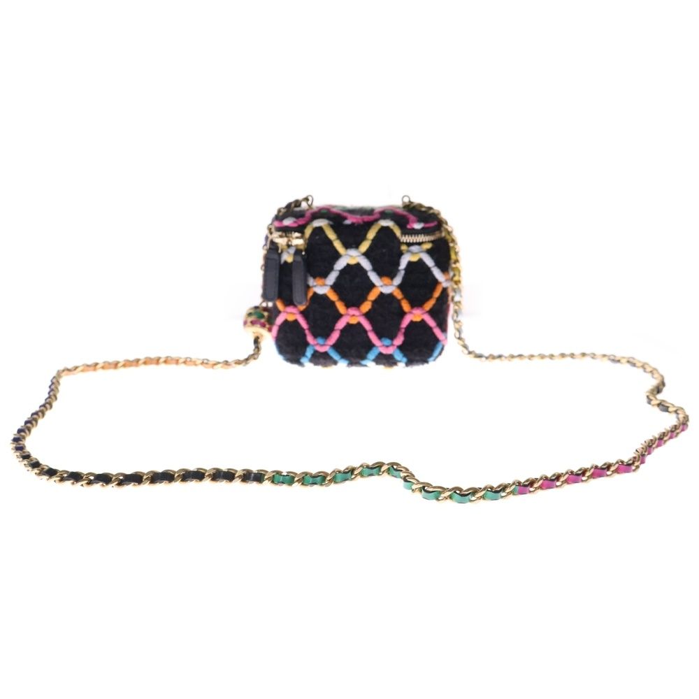 ★ビジューココマーク★【CHANEL】マトラッセバニティー CHANEL(シャネル) マトラッセ ココマーク ミニ バニティバッグ