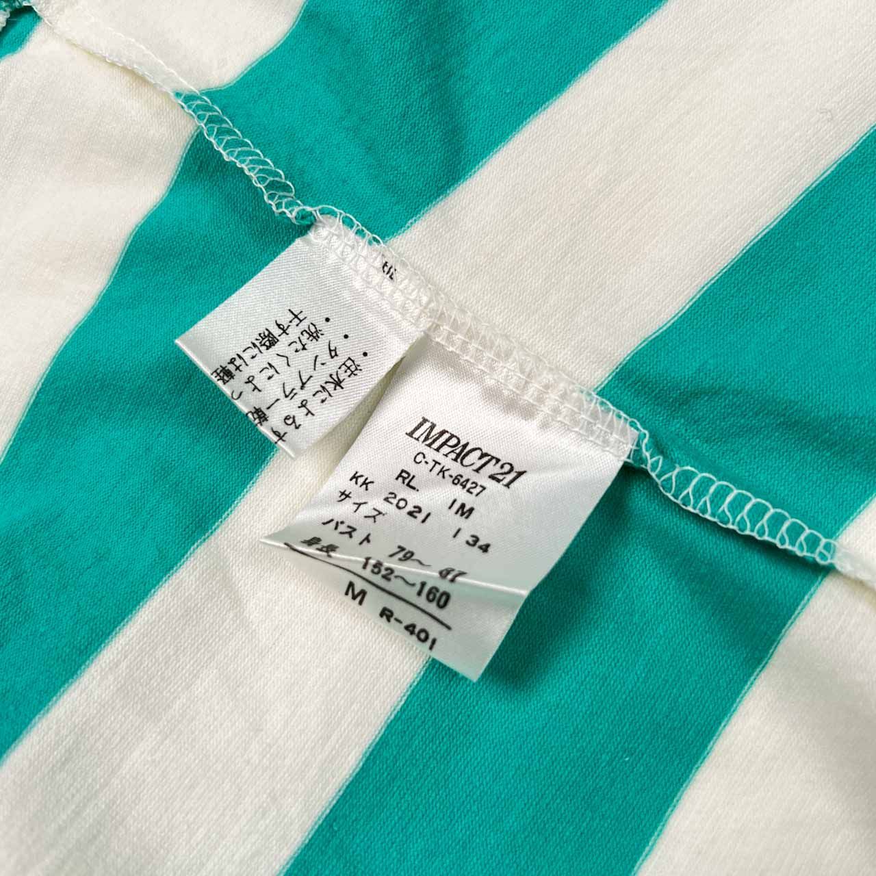 RALPH LAUREN ラルフローレン ボーダー柄 Uネック 半袖Tシャツ 