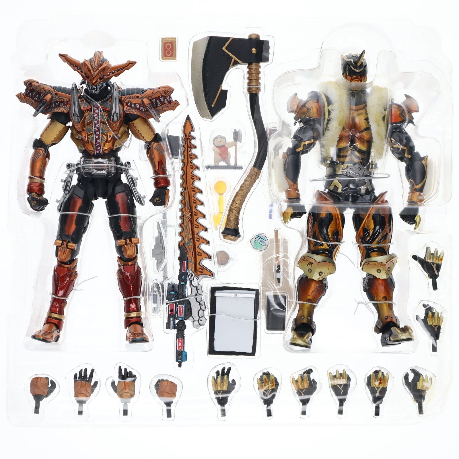 BANDAI - S.I.C. VOL.48 仮面ライダーガオウ&amp;キンタロスイマジン 仮面ライダー電王 完成品 可動フィギュア バンダイ S.I.C. VOL.48 仮面ライダーガオウ & キンタロスイマジン (完成
