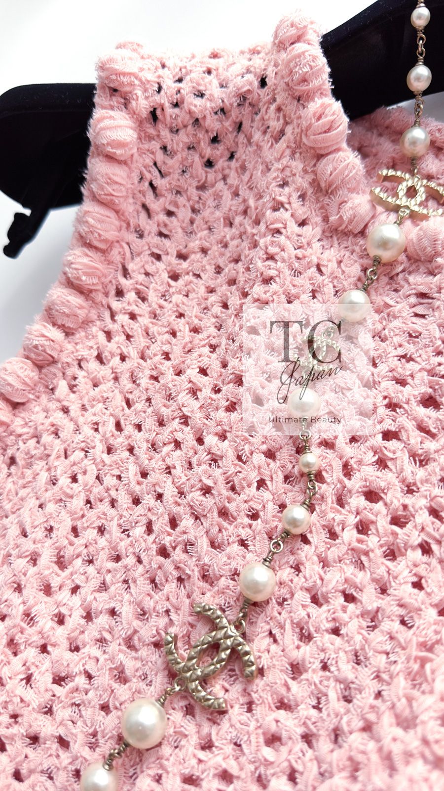 ★カールラガーフェルド★ツイードワンピース★ CHANEL - シャネル ワンピース CHANEL 59万 ピンク マルチカラー