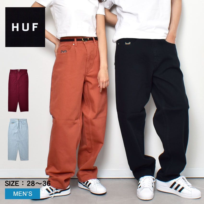 ハフ ボトムス PT00242 メンズ CROMER SIGNATURE PANT HUF カラー:03.ワイン 品番：2375-0217