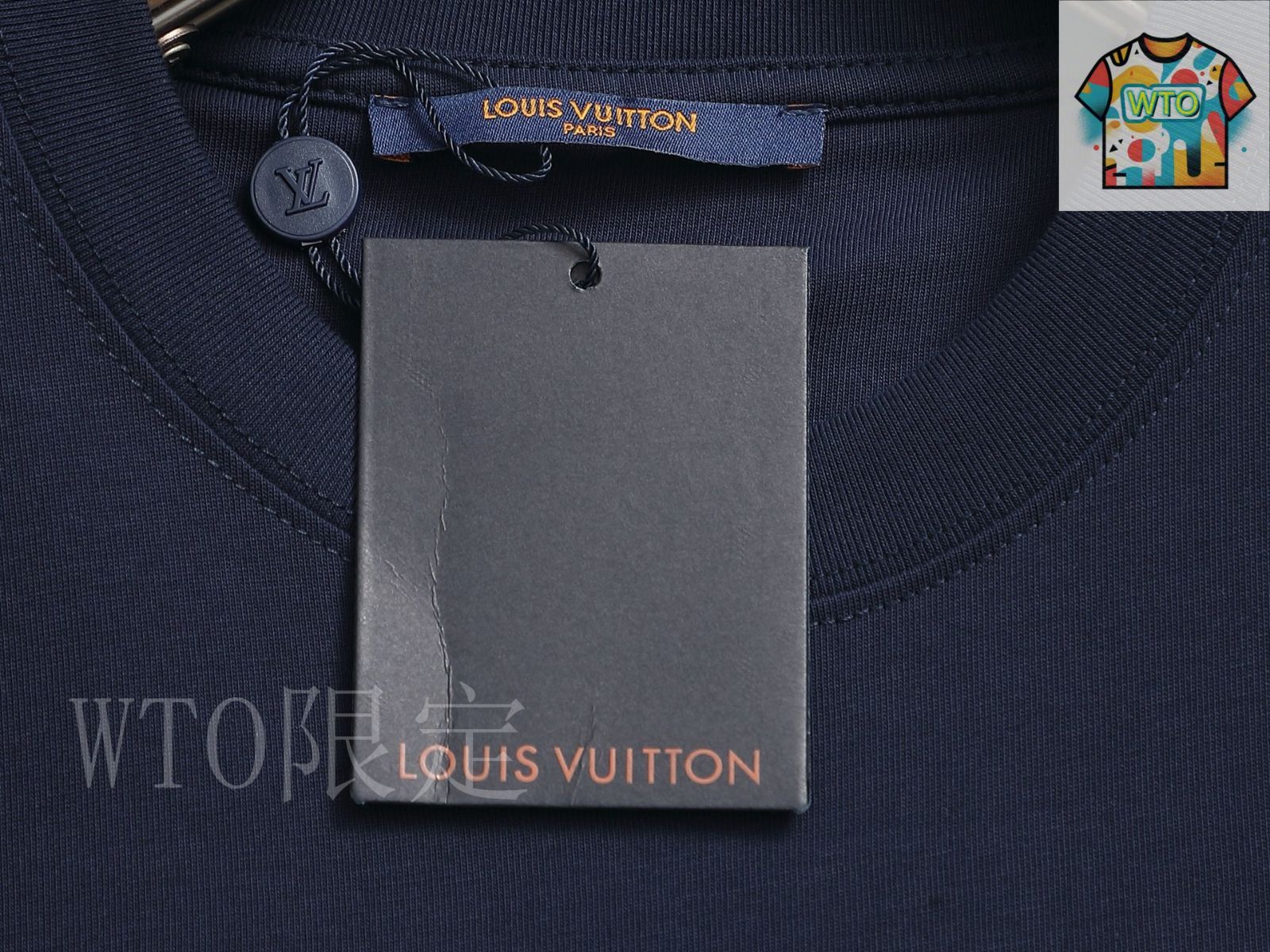 ルイヴィトン 今日WTO】Louis Vuitton ルイヴィトン 1V ヨットロゴ刺繍 T