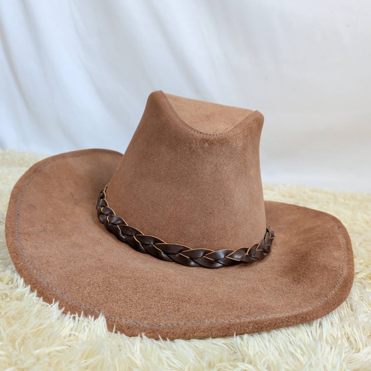 カウボーイハット 茶色 カナダ製 Lサイズ