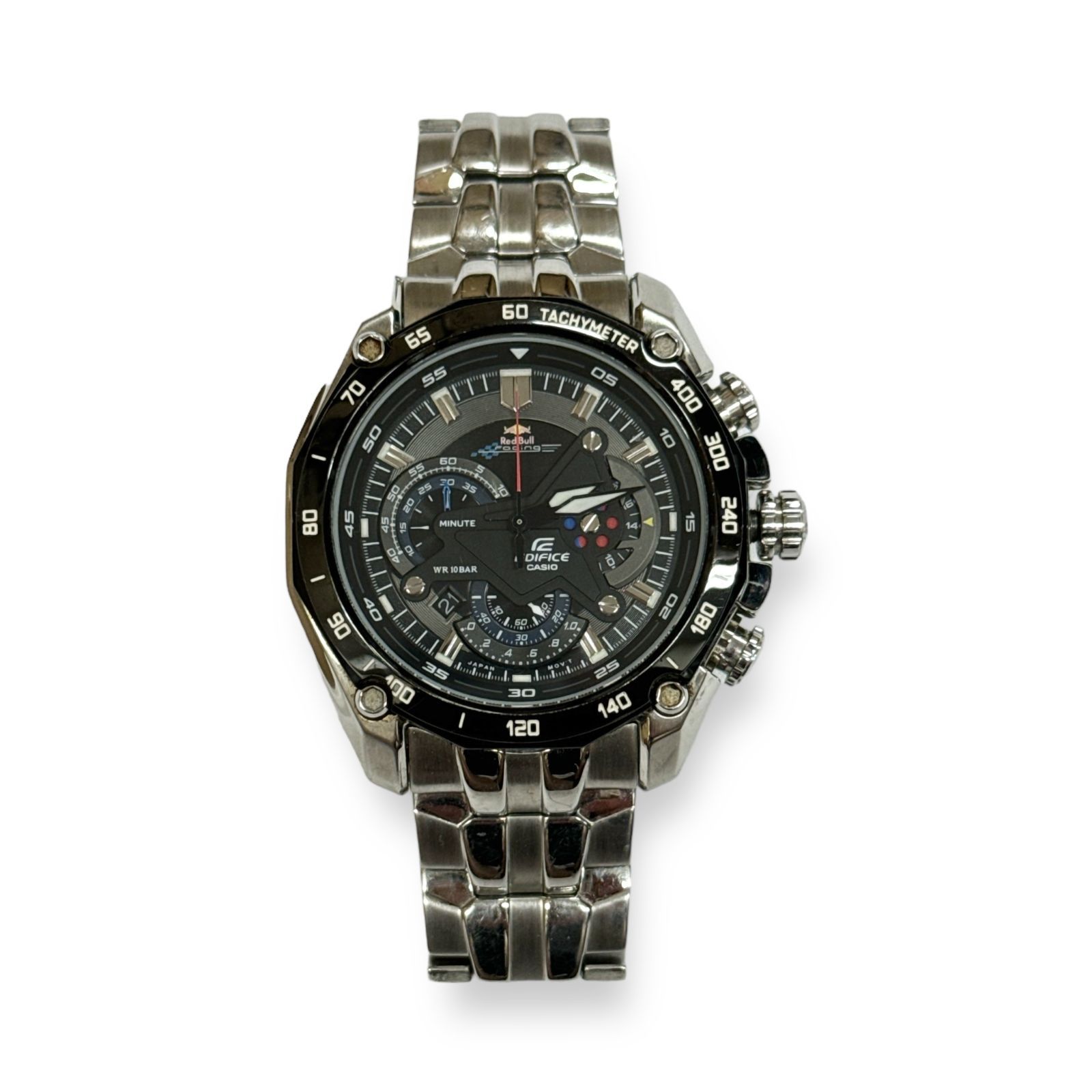 定価58050円 CASIO EDIFICE × Red Bull Racing EFE-550 SERIES クォーツ腕時計 ウォッチ エディフィス  レッドブル限定品 カシオ レッドブル コラボ EF-550RBSPJ ブラック 64060A6 - メルカリ