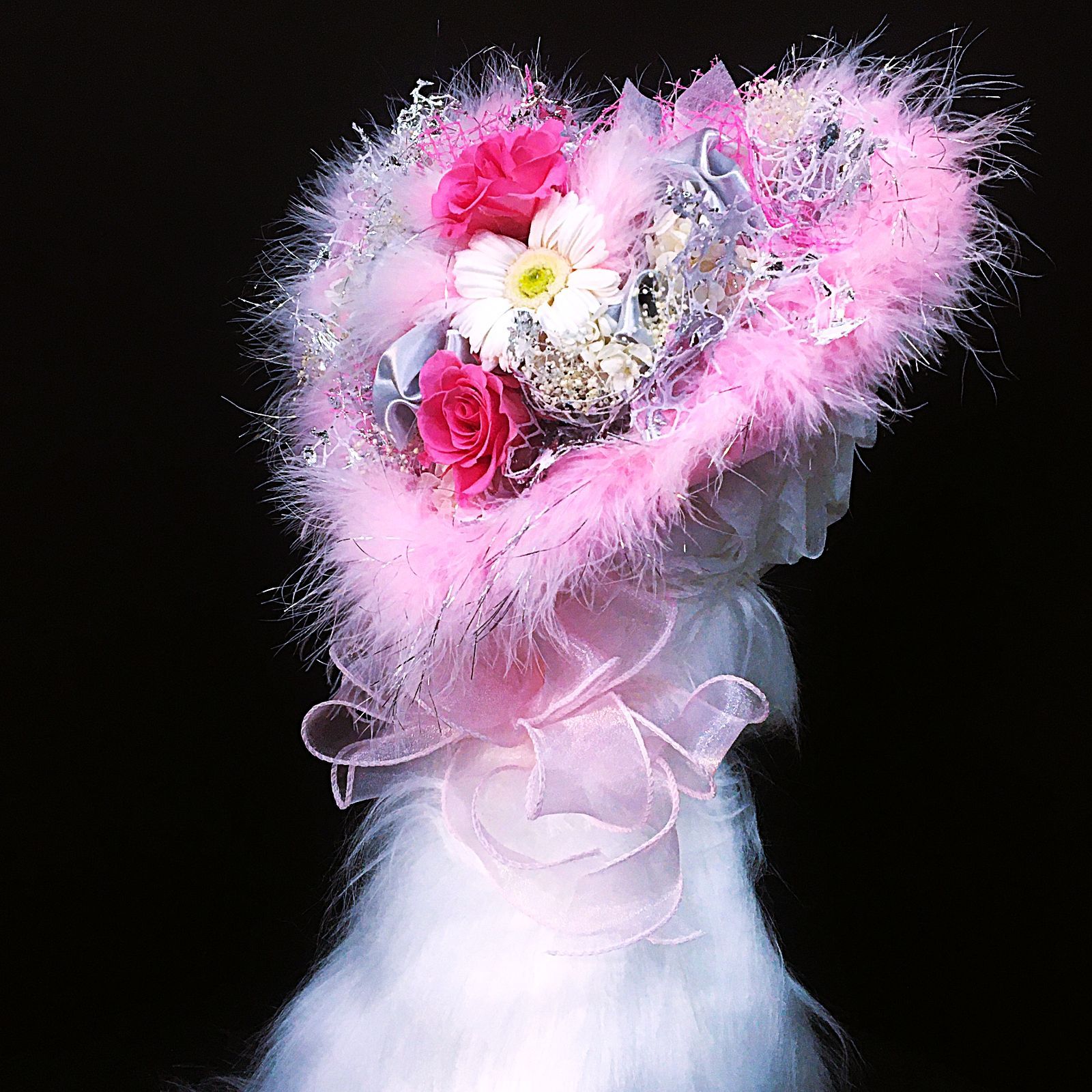 置けるブーケ ～ピンクローズ～ 天使のハート B-040 STEELWINDOWSANDDOORS_COM