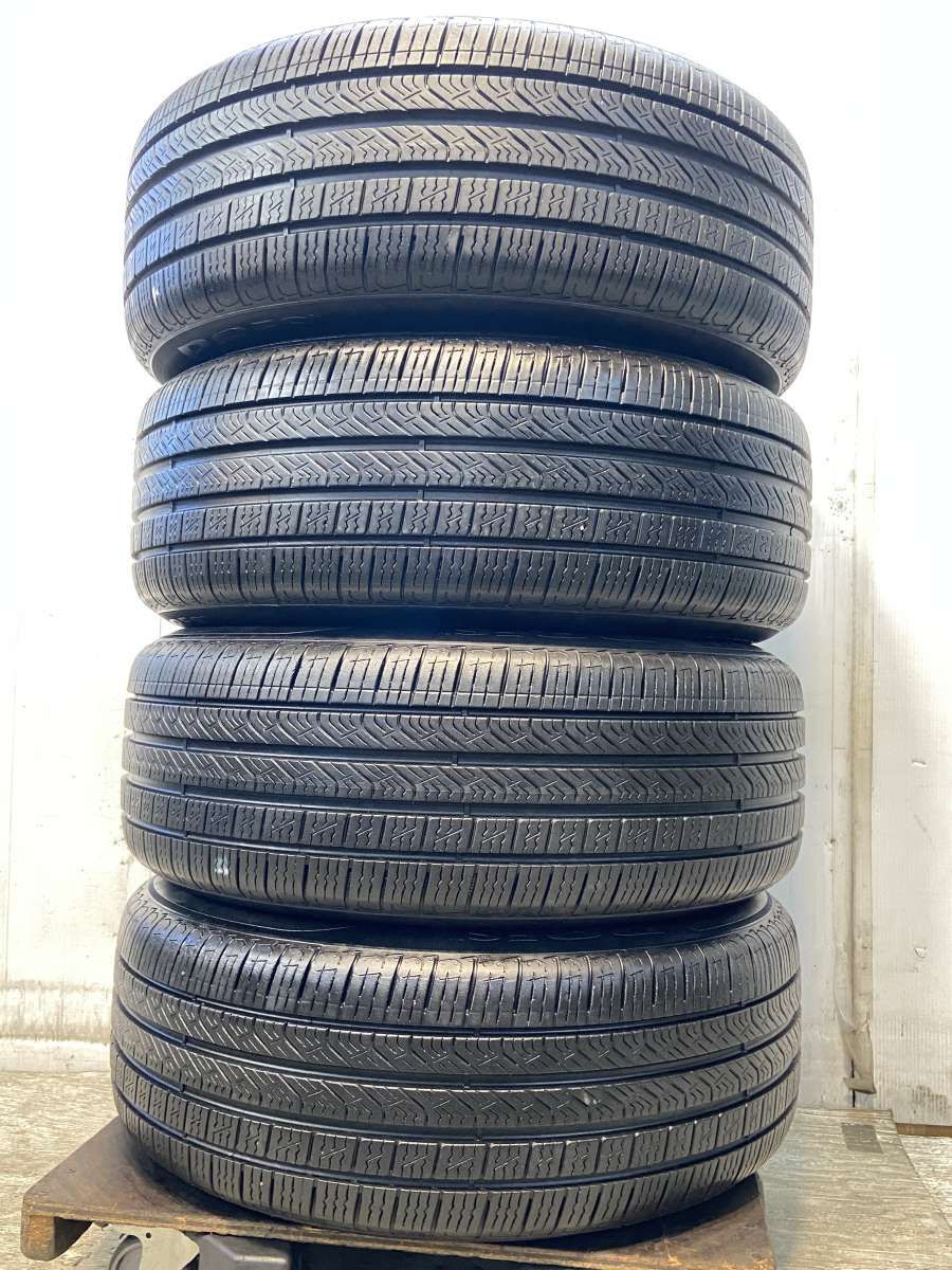 【美品】 215 55 R17ピレリ8分山タイヤ純正ホイールセット 215/55R17 ピレリ P8FS トヨタ純正 17x7.5 45 114.3-5穴 中古タイヤ