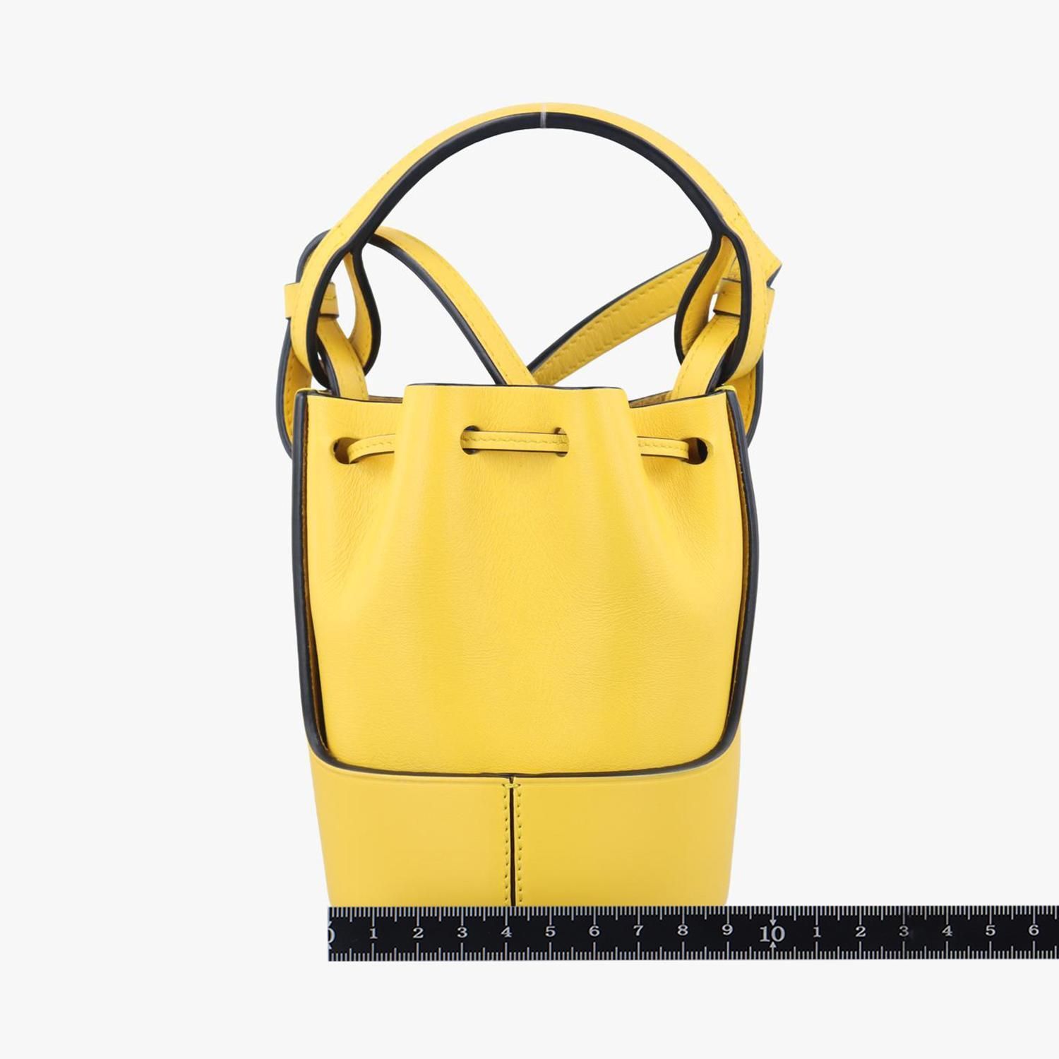 ロエベLoeweバルーン ナノ イエロー レザー 262106 - メルカリ