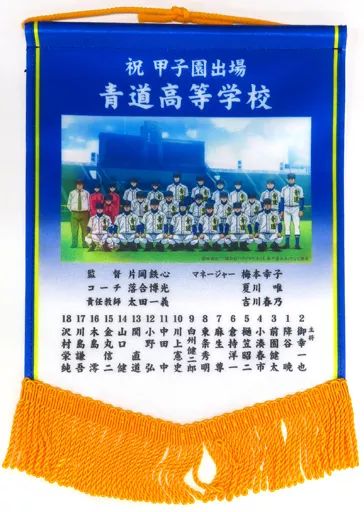 ダイヤのA 青道高校甲子園出場記念ペナント ダイヤのA 甲子園出場記念