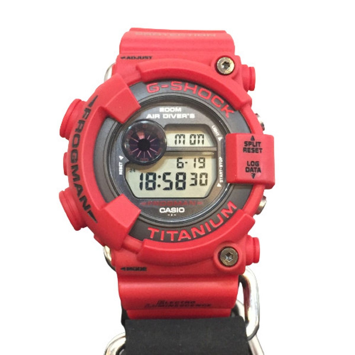 訳あり】G-SHOCK DW-8201 レッド 赤蛙 フロッグマン 超お買い得 - fin 