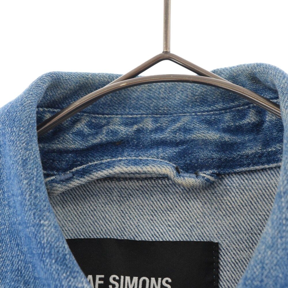 RAF SIMONS (ラフシモンズ) 19AW Big fit denim shirt 192-727B パッチ