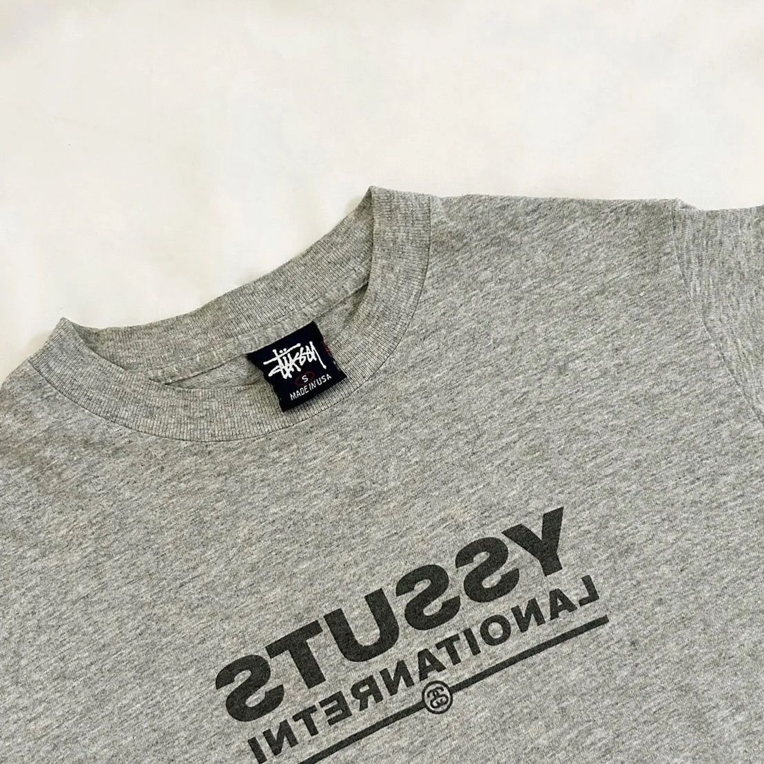 メンズold  stussy ステューシー Tシャツ 紺タグ 90s 80s 美品