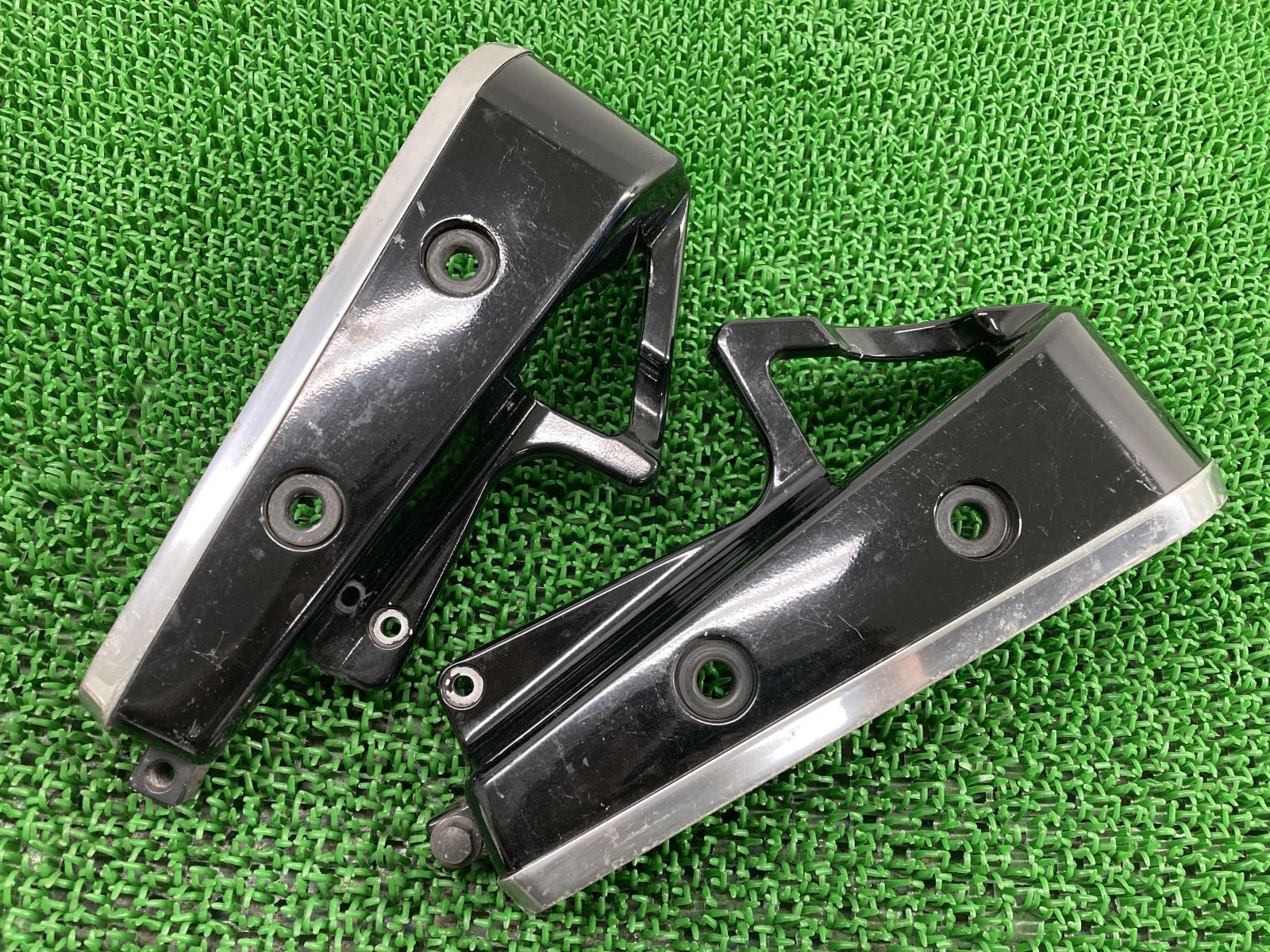 ZRX1200R ラジエターカバー 左右 0046/0047 カワサキ 純正 中古 2005年式外し ZRT20A-041 0046 0047 ラジエーターサイドカバー
