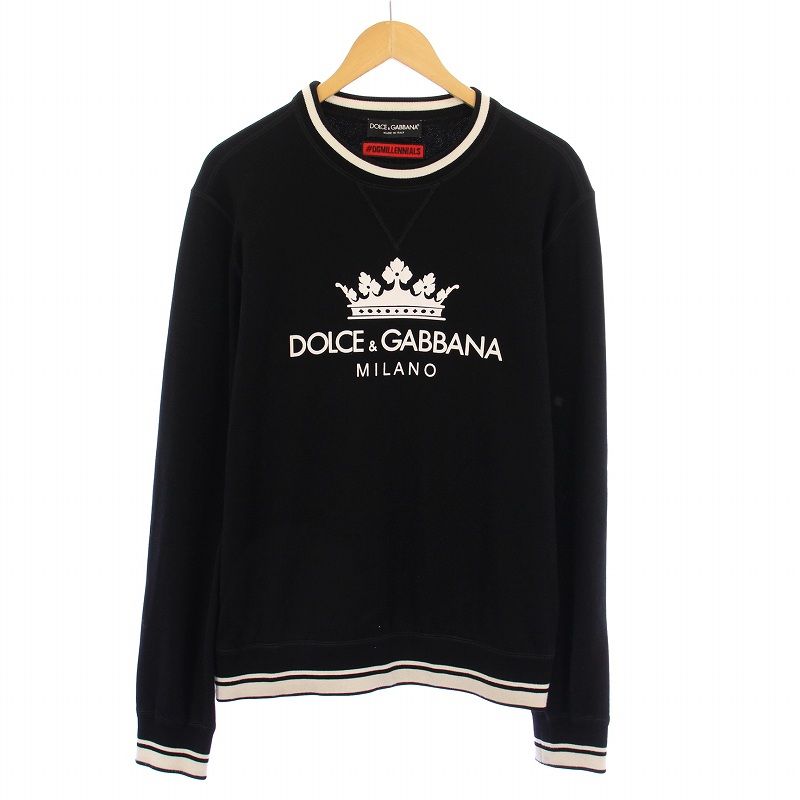 Dolce & Gabbana ブラック トレーナー 48 Dolce & Gabbana ブラック トレーナー 48 DOLCE & GABBANA ブラック