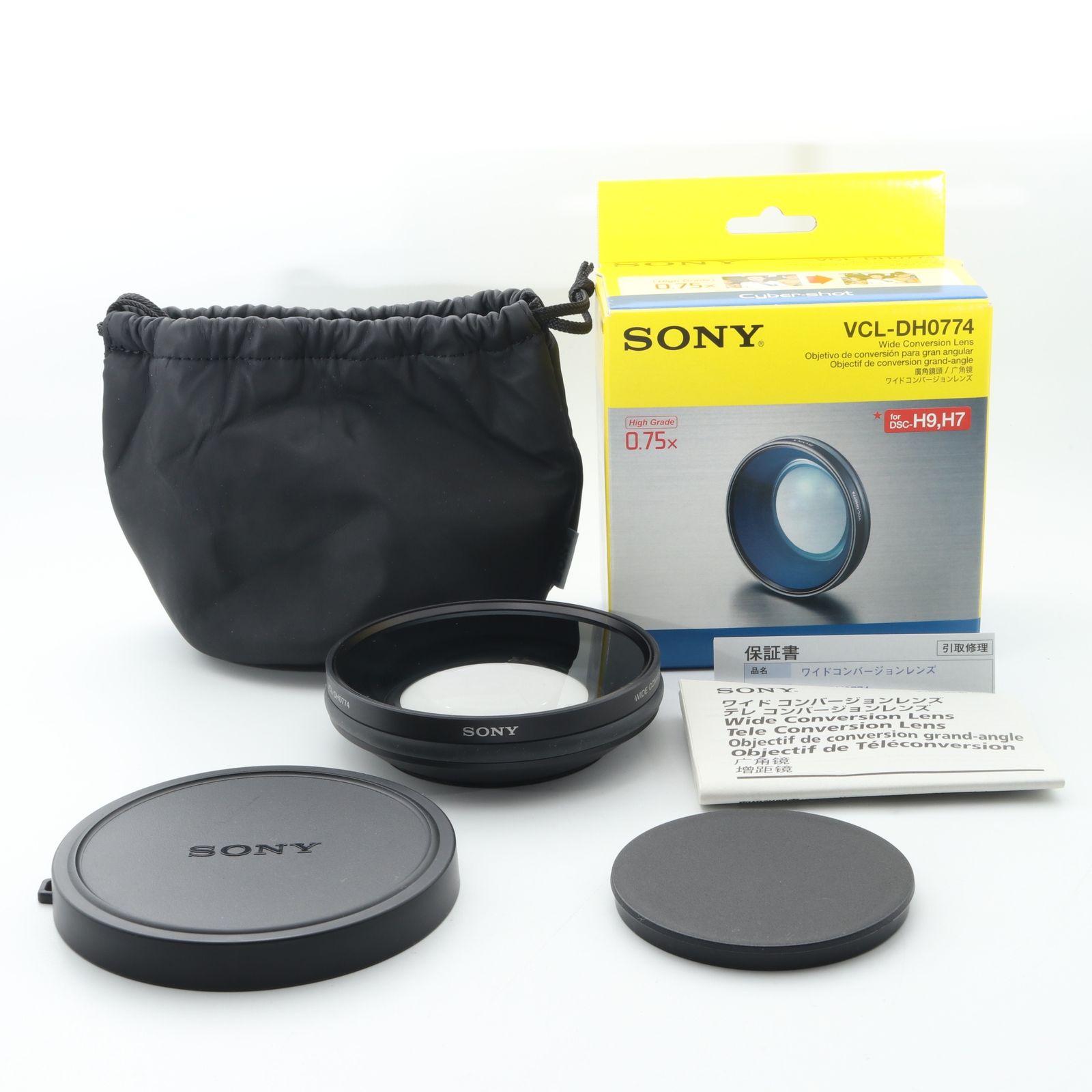 注目ブランドのギフト 安いSONY Amazon ソニー コンバージョンレンズの通販商品を比較 SONY ワイドコンバージョンレンズ VCL-DH0774  家電、AV、カメラ