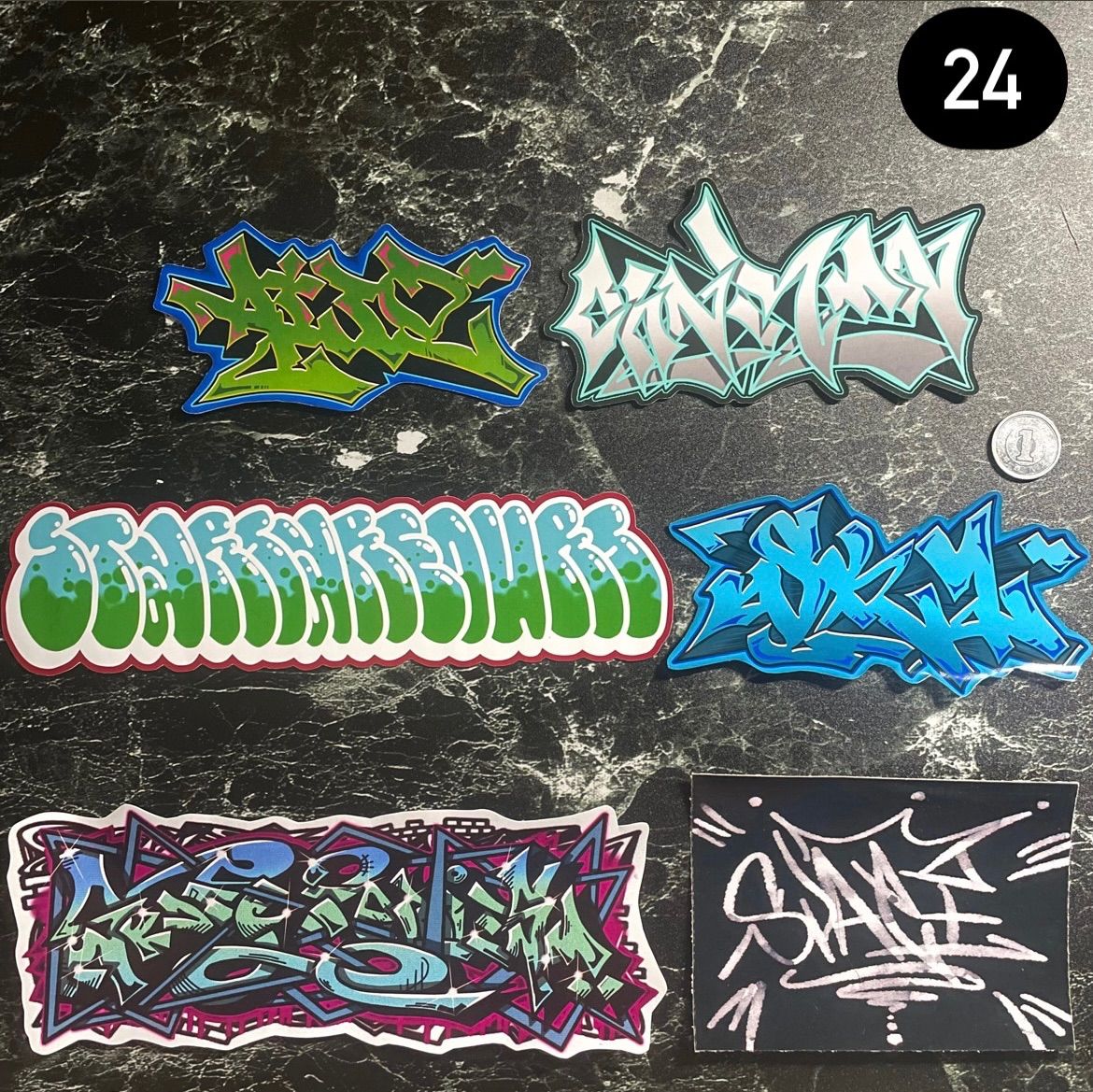 グラフィティ ステッカー 24 セット - メルカリ