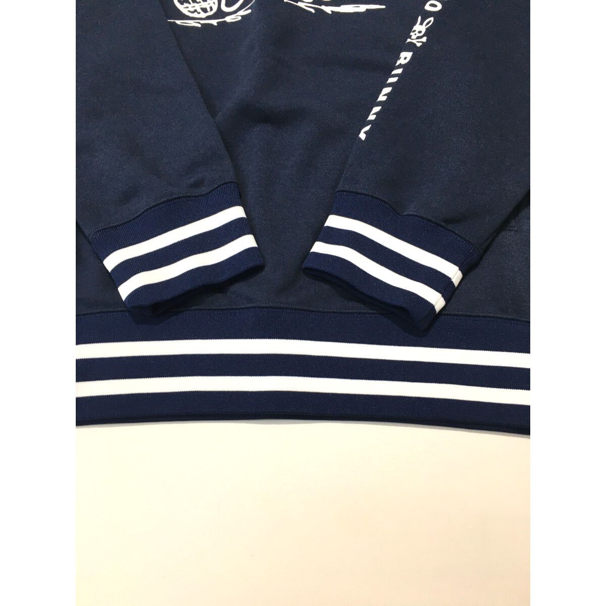 Psycho Bunny - coco 中古 サイコバニー Psycho Bunny メンズ パーカー M 紺 ネイビー 長袖 スヌーピー モザイクステッチバニーパーカ｜Psycho Bunny｜サイコバニー